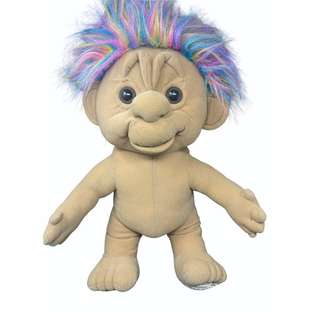 Vintage 1992 Norfin Troll Plush Doll 20in The Troll Co Original Stuffed Toy